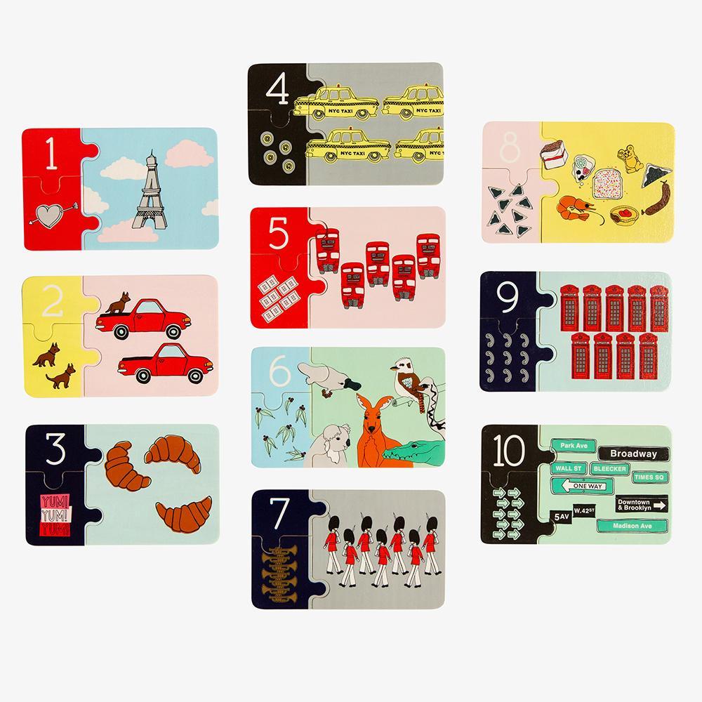 Buy Iconic Counting Jigsaw by Make Me Iconic - at White Doors & Co