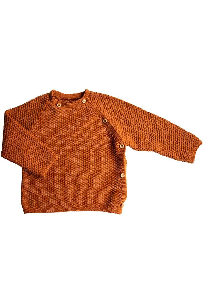 Buy Kimono Jumper Rust 0-6 mths by Indus Design - at White Doors & Co