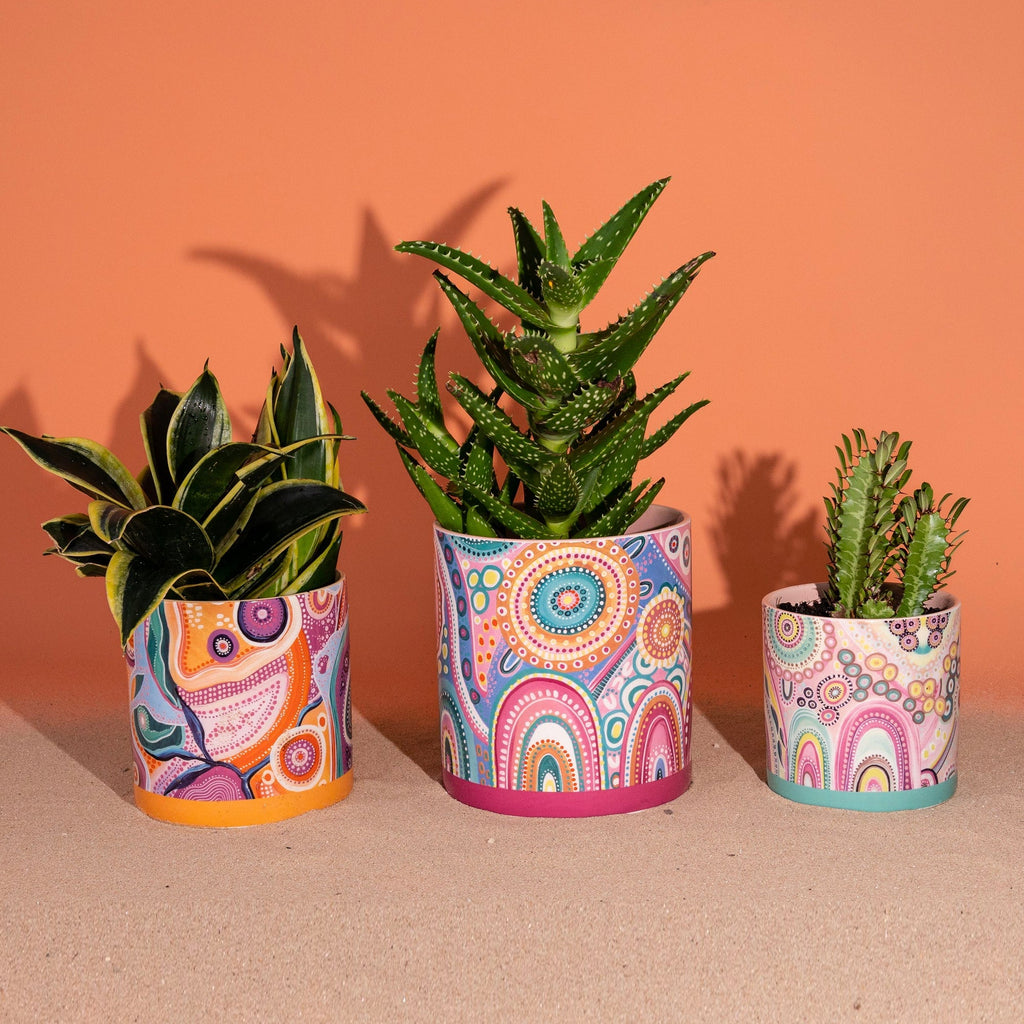 Buy Pot Planter - Sacred Country (L) by La La Land - at White Doors & Co