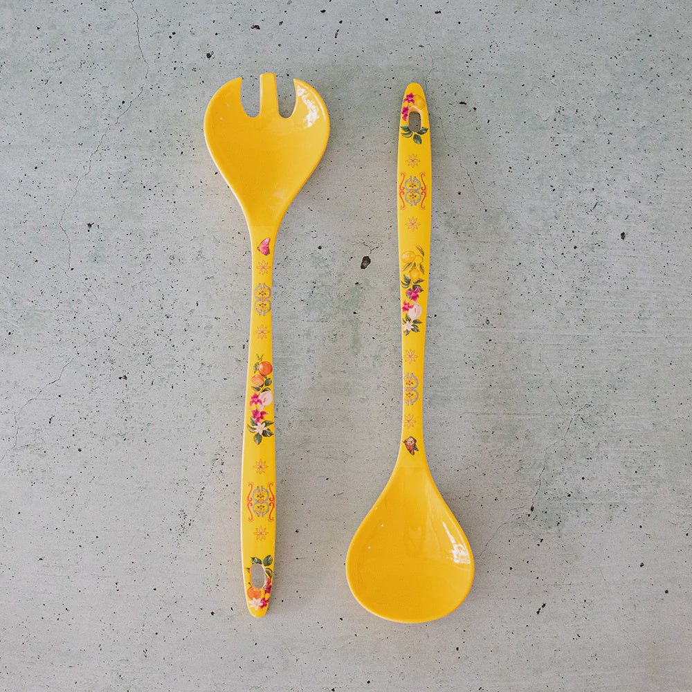 Buy Salad Servers - Mexican Folklore by La La Land - at White Doors & Co