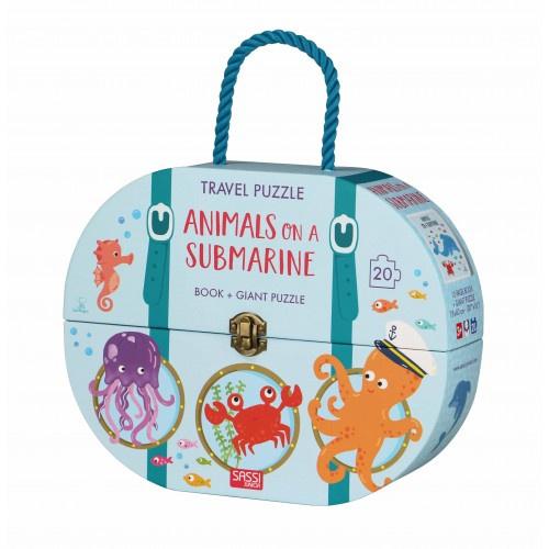 Buy Travel Giant Puzzle & Book Animals On a Submarine by Axis - at White Doors & Co