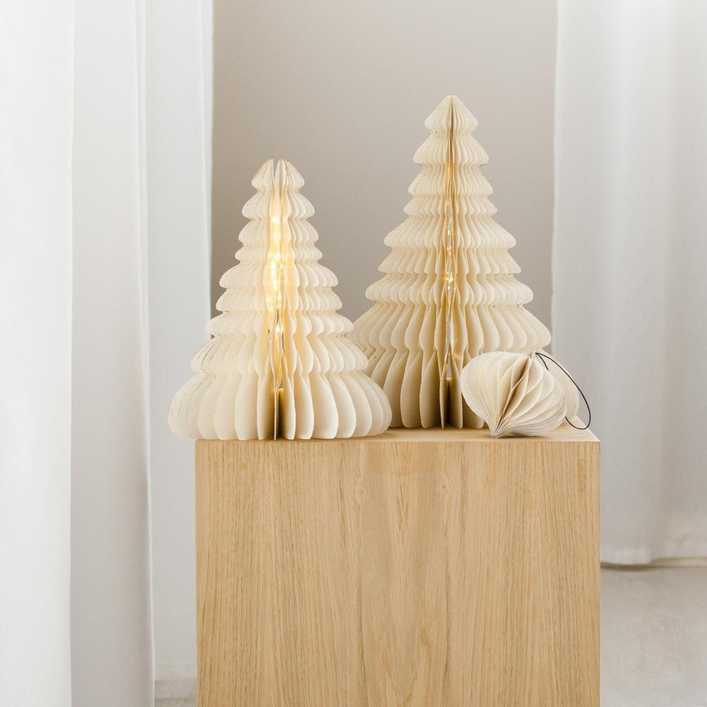 Buy Tree Standing Off-White with LED light 30cm by Nordic Rooms - at White Doors & Co