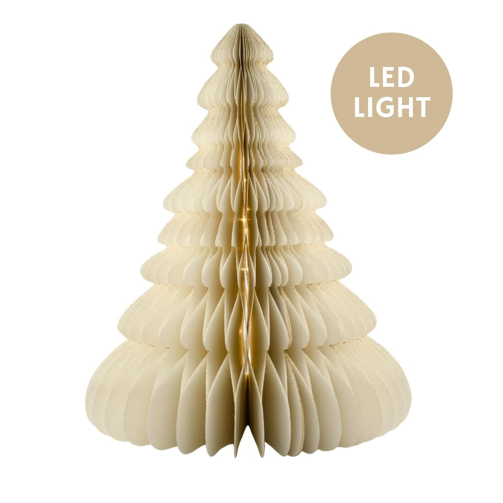 Buy Tree Standing Off-White with LED light 30cm by Nordic Rooms - at White Doors & Co